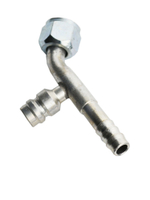 Фитинг RC-U07095 с заправочным портом H под обжимку 1/2", 11.6 мм, 3/4"-16UNF, G8, №8, #8 10 мм