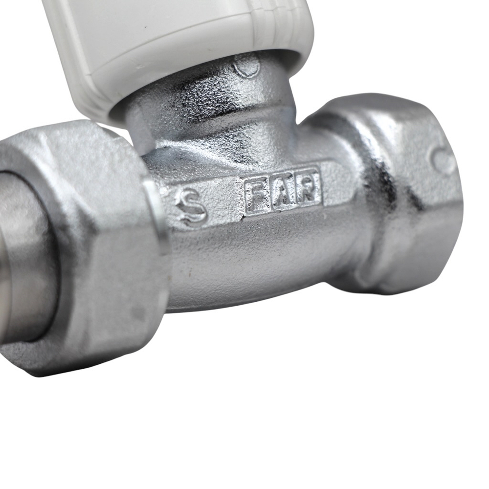 Вентиль регулирующий FAR прямой, 1/2", ВР, EPDM