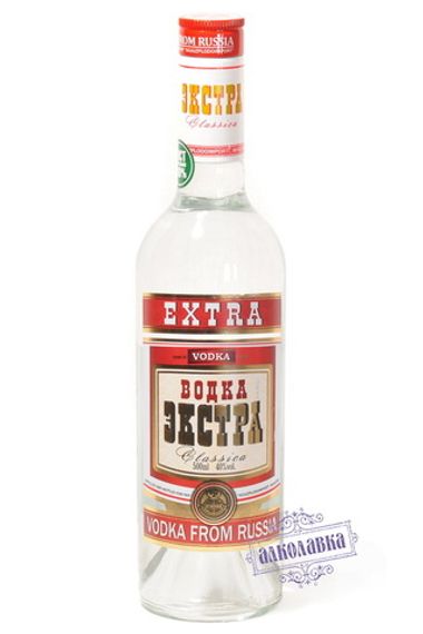 Водка Экстра Классика 40% 0,5 л