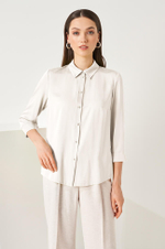 22854 Блузка женская (молочный)