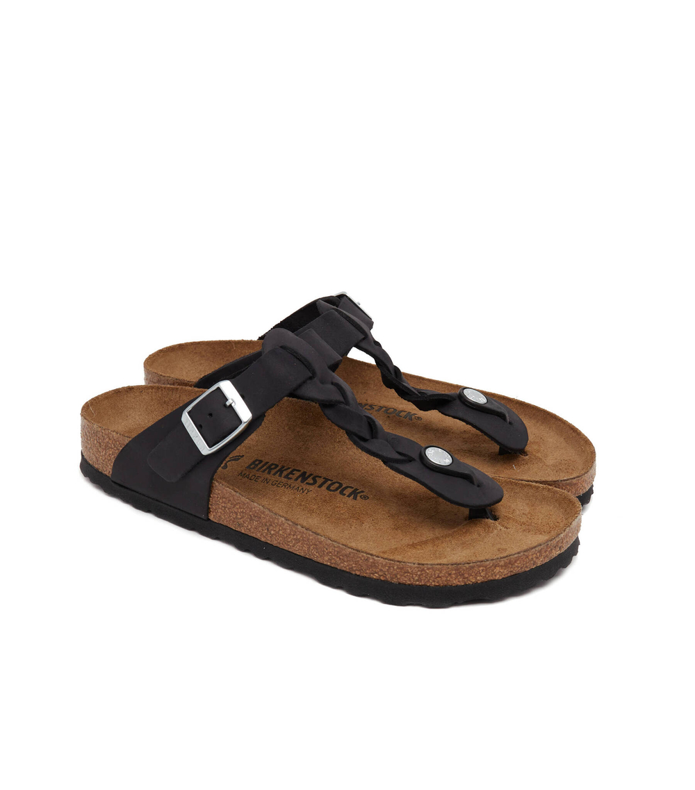 Кожаные вьетнамки Gizeh Braided LEOI Birkenstock - коричневый(1021360)