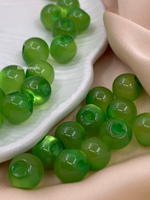 Пуговицы лунные зеленые на скрытой ножке