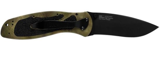 Складной нож KERSHAW Blur 1670CAMO c клинком из стали Sandvik™ 14C28N, рукоять алюминий / Trac-Tec