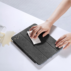 Чехол книжка черного цвета от Dux Ducis для Apple iPad Pro 13 с 2024 года, серия Unid Series Case, с держателем Apple Pencil и функцией автоматического перехода в спящий режим