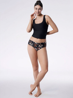 Трусики-слипы Peggy Brown со средней линией талии (Размер: XL) (Цвет: черный)