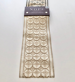 Комплект штор из ткани Aisa арт. Lux Blackout col. 21 с декоративным бордюром Nope Pampas-005