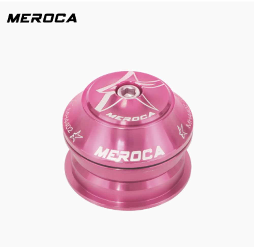 Рулевая колонка MEROCA MH4402, 44 мм, 1-1/8, пром подшипник, 120 гр. (Цв.Розовыйй)