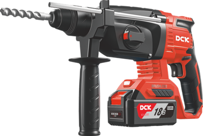 Перфоратор аккумуляторный бесщеточный DCK KDZC04-24, 18В. 2,7 Дж, 2*5А/ч