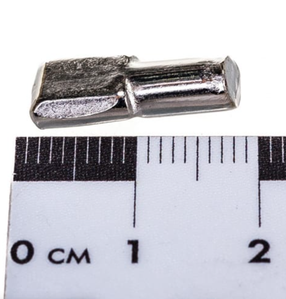 ПОЛКОДЕРЖАТЕЛЬ ELEMENT ЛОПАТОЧКА НИКЕЛЬ 5Х17ММ 12ШТ 1269