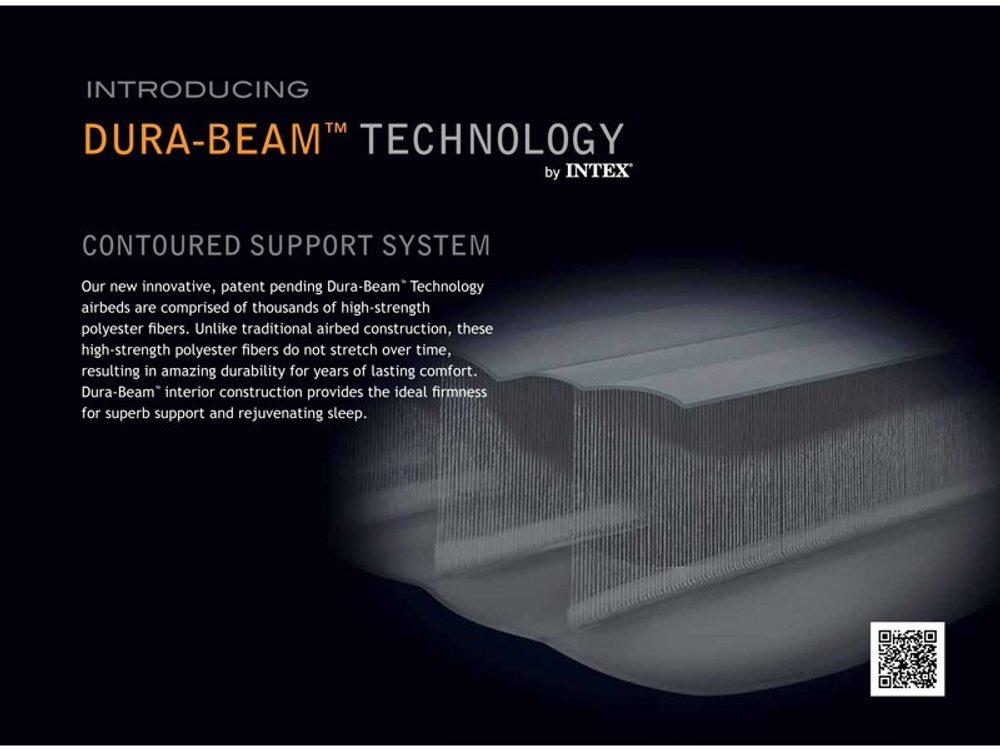 Надувной матраc Intex Pillow Rest Classic, 99х191х25(30) см.