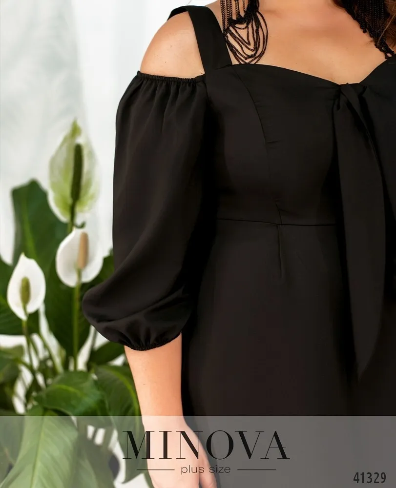 Платье 0138-черный Minova