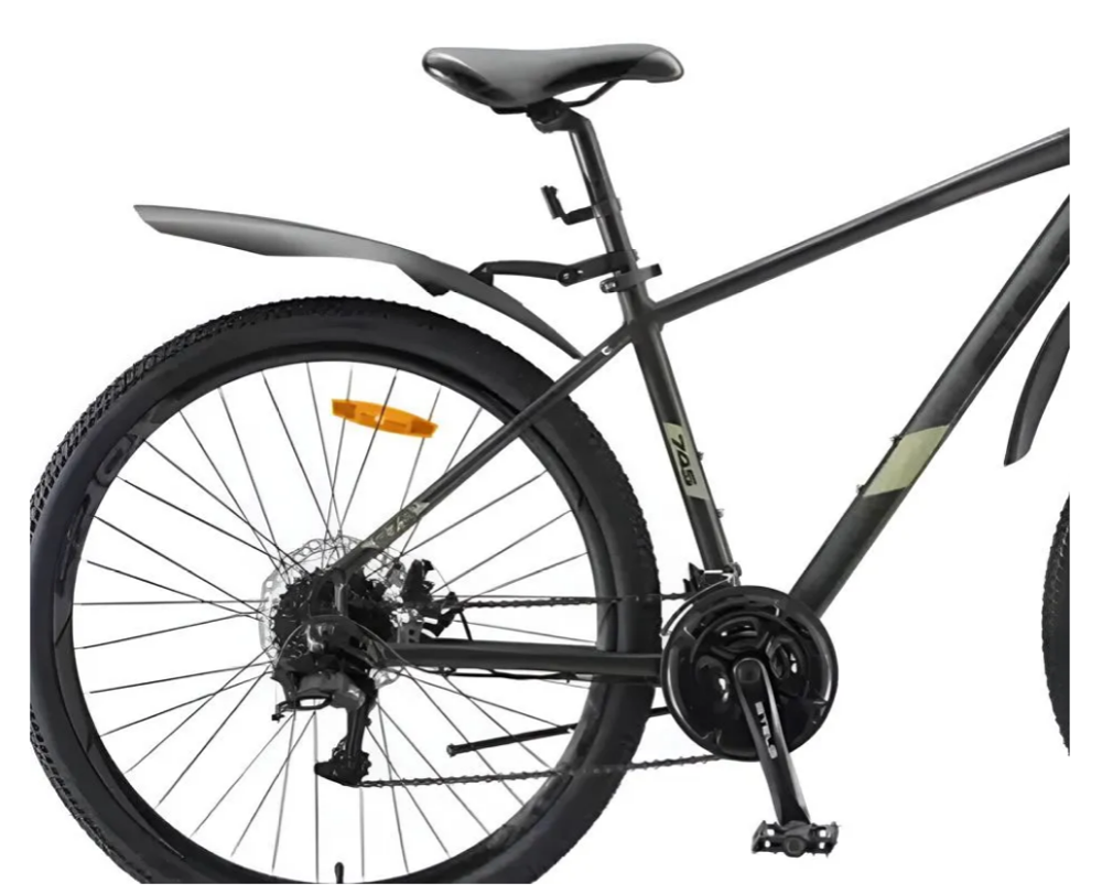 Велосипед 27,5" STELS Navigator-745 MD, рама 19" темно-оливковый