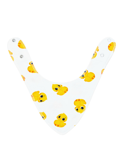Двусторонний нагрудник Цыплята (0-12 мес)
