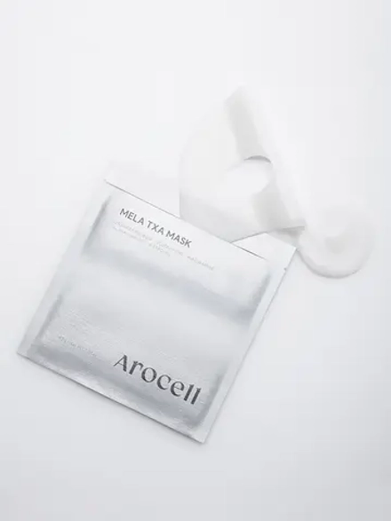 Arocell Гидрогелевая маска с транексамовой кислотой и глутатионом против пигментации Mela TXA Mask 43 гр х 4 шт