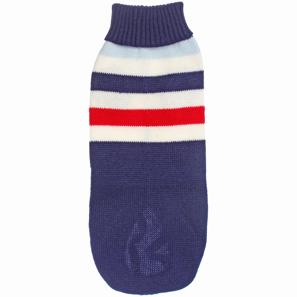 Кофта - свитер для мелких пород собак и кошек «BRO Style», полосочки, цвет синий, р L