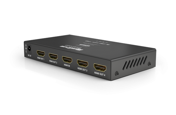 Wyrestorm EXP-SP-0104-H2 - разветвитель 1 в 4 HDMI, поддержка 4K, HDMI2.0 (18 Гб/с), HDCP 2.2, масштабирование с 4К до 1080р.