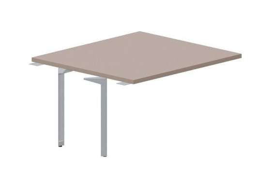 Стол для совещаний 140х126х76см (толщина столешницы 3,6см) - приставной элемент