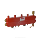 Коллектор котельной сталь 1 1/4" ВР на 3 контура 1" НР R586SEP Giacomini R586SEY03