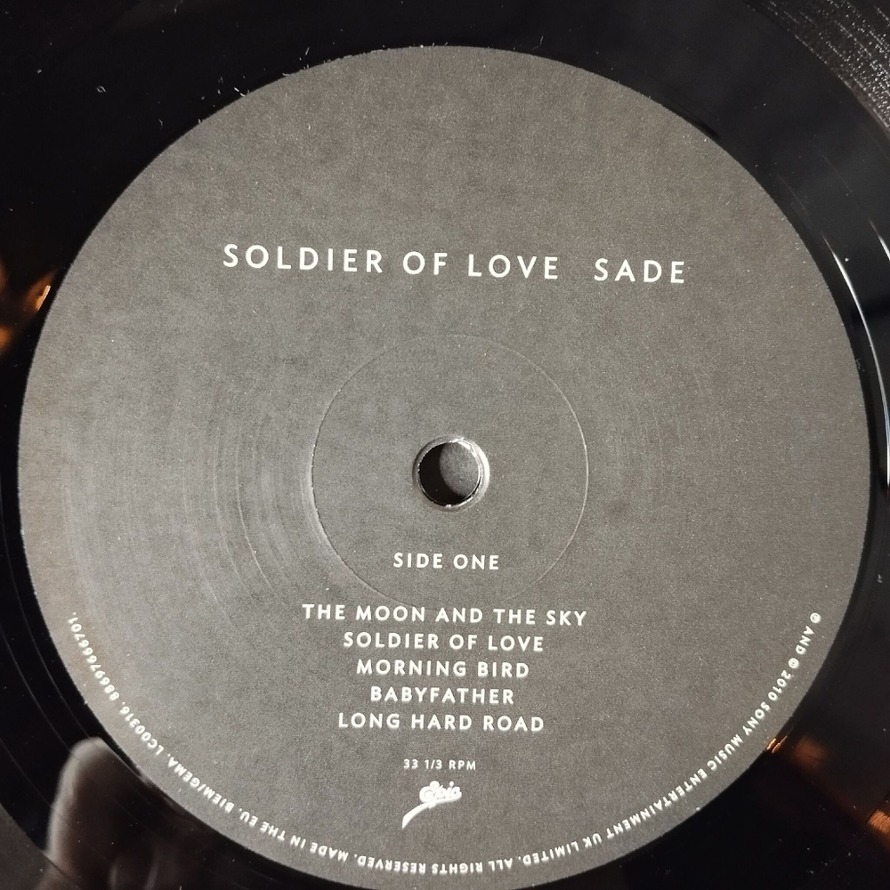Винтажная виниловая пластинка LP Sade Soldier Of Love (EU 2010)