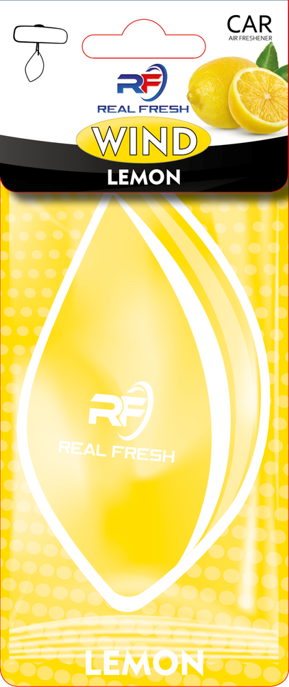 ОСВЕЖИТЕЛЬ ВОЗДУХА REAL FRESH WIND LEMON