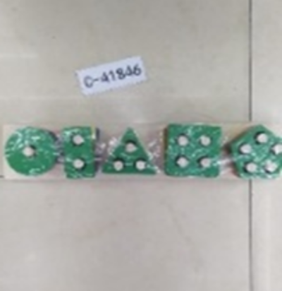 Развивающая игрушка деревянная Сортер гвозди 5 шт, C-41846