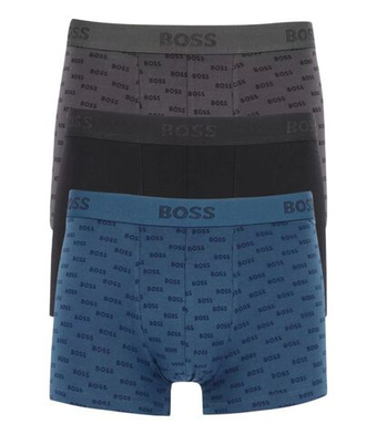 Мужские спортивные боксеры BOSS 2 Design Trunk 3P - multicolor