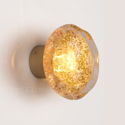 Бра Cloyd VOCAL W1 / латунь - янтарное стекло (арт.20368)