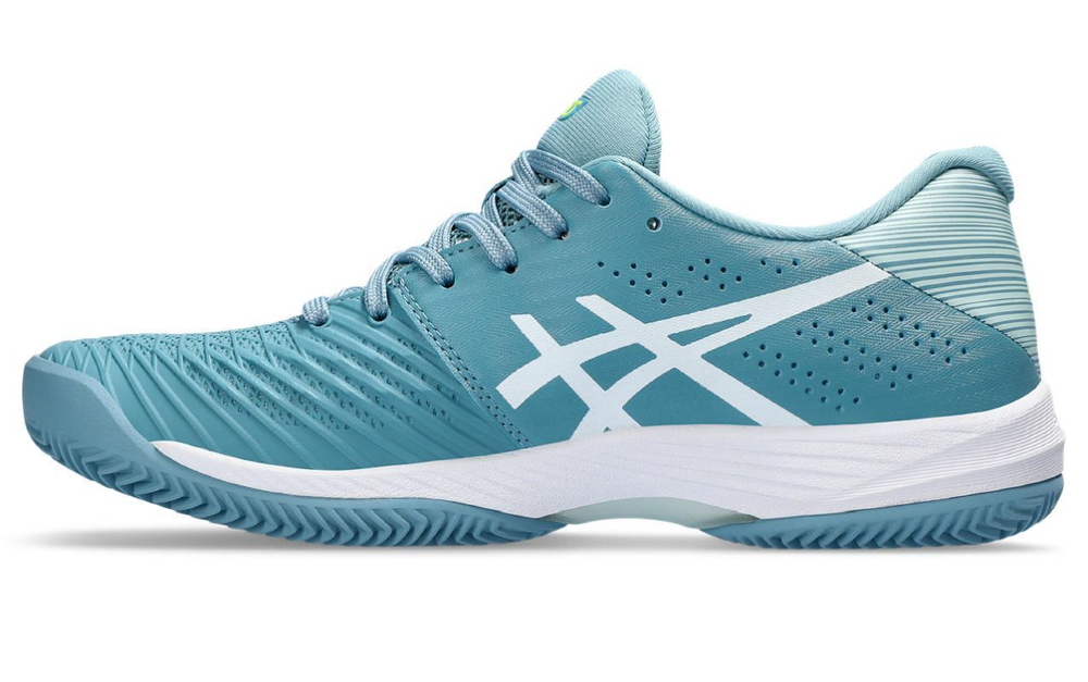 Женские теннисные кроссовки Asics Solution Swift FF Clay - gris blue/white