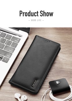 Чехол книжка из натуральной кожи с защитой RFID от Dux Ducis для Samsung Galaxy S25 Ultra, серия Hivo Series Case