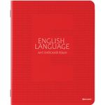 Тетрадь предметная COLOR 48 листов, матовая ламинация, лак, 70 г/м2, АНГЛИЙСКИЙ ЯЗЫК, клетка, подсказ, BRAUBERG, 403980