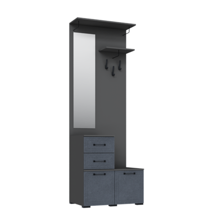 Прихожая центральная секция Бруклин 80ПЦС-2