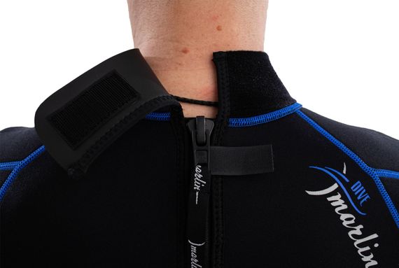 Гидрокостюм Marlin Malibu Man черно-синий 2,5 мм