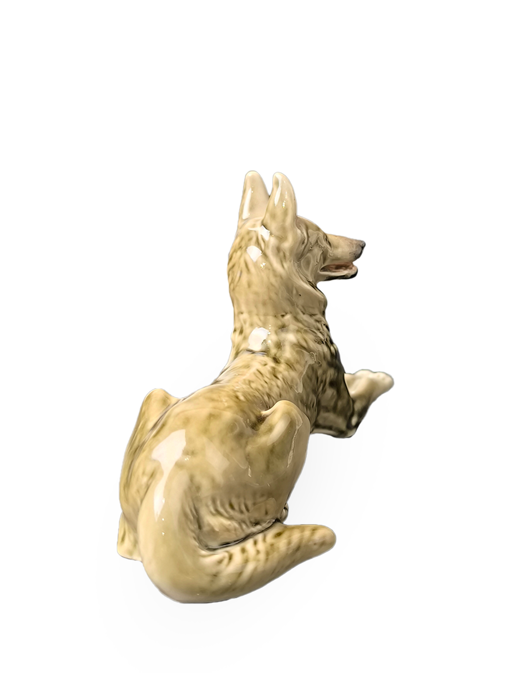 Фарфоровая статуэтка "Немецкая овчарка" (ЛФЗ), 1970-1990 гг.