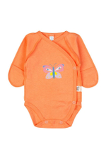 Боди д/новорожд. р.62-68 дл.рукав T04I-0/1 св.персиковый (Такро)