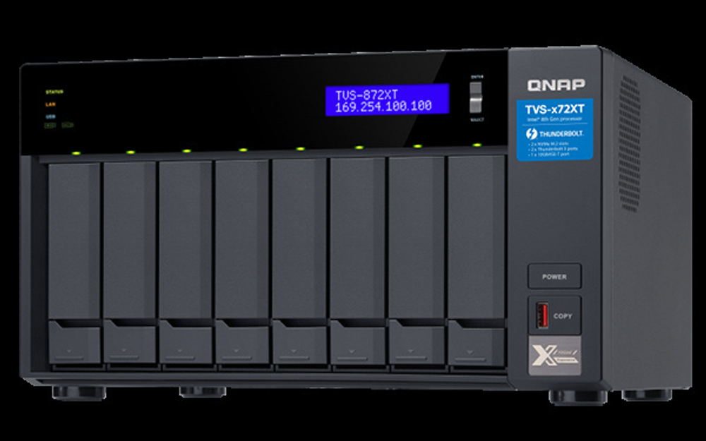 Сетевой накопитель QNAP TVS-872XT-i5-16G