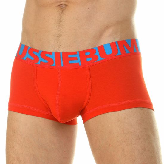 Мужские трусы хипсы красные Aussiebum
