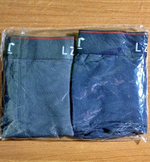 Трусы мужские 1 шт., бамбук, размеры от XL до 7XL, разноцветные