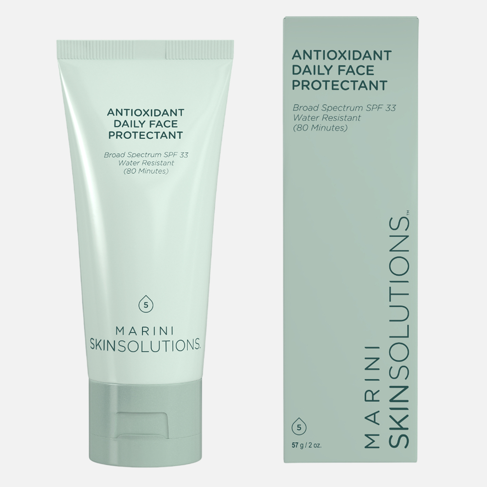 ПОДАРОК:  MARINI SKINSOLUTIONS Antioxidant Daily Face Protectant SPF33 Антиоксидантный солнцезащитный крем с увлажняющим действием с SPF 33, 57 гр