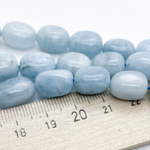 Аквамарин, размер около 12,5-13,5 мм, цена за набор 6 шт