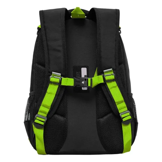 Çanta \ Bag \ RB-458-1 Рюкзак школьный с мешком (/3 черный - салатовый)