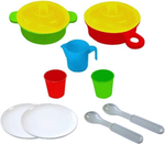 Набор посуды 11 предм. в сетке НП04 (ГринПласт)