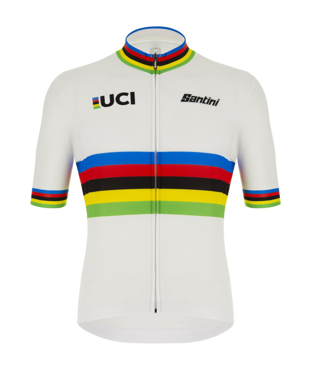 Арт RE94075CWORLDECO Джерси OFFICIAL UCI WORLD CHAMPION бел  XXL