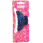 Заколка-краб для волос « ЭЙФОРИЯ», эва, микс 6 цветов, 7см (блистер Кокетка)