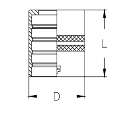 Муфта DN 25 R3 (без зачистки)