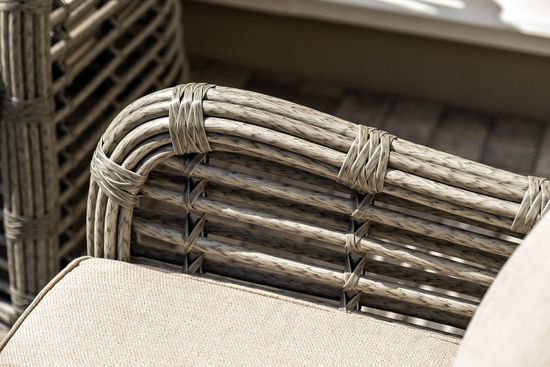 "Ницца" лаунж-зона из искусственного ротанга, цвет бронзовый