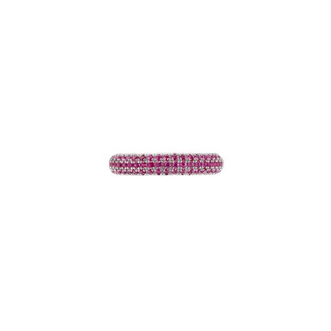 Pave Donut Ring - Purple
