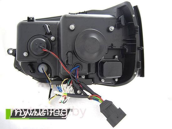 Передние фары Tube Light для Volkswagen T5 (10-15) динамические черные