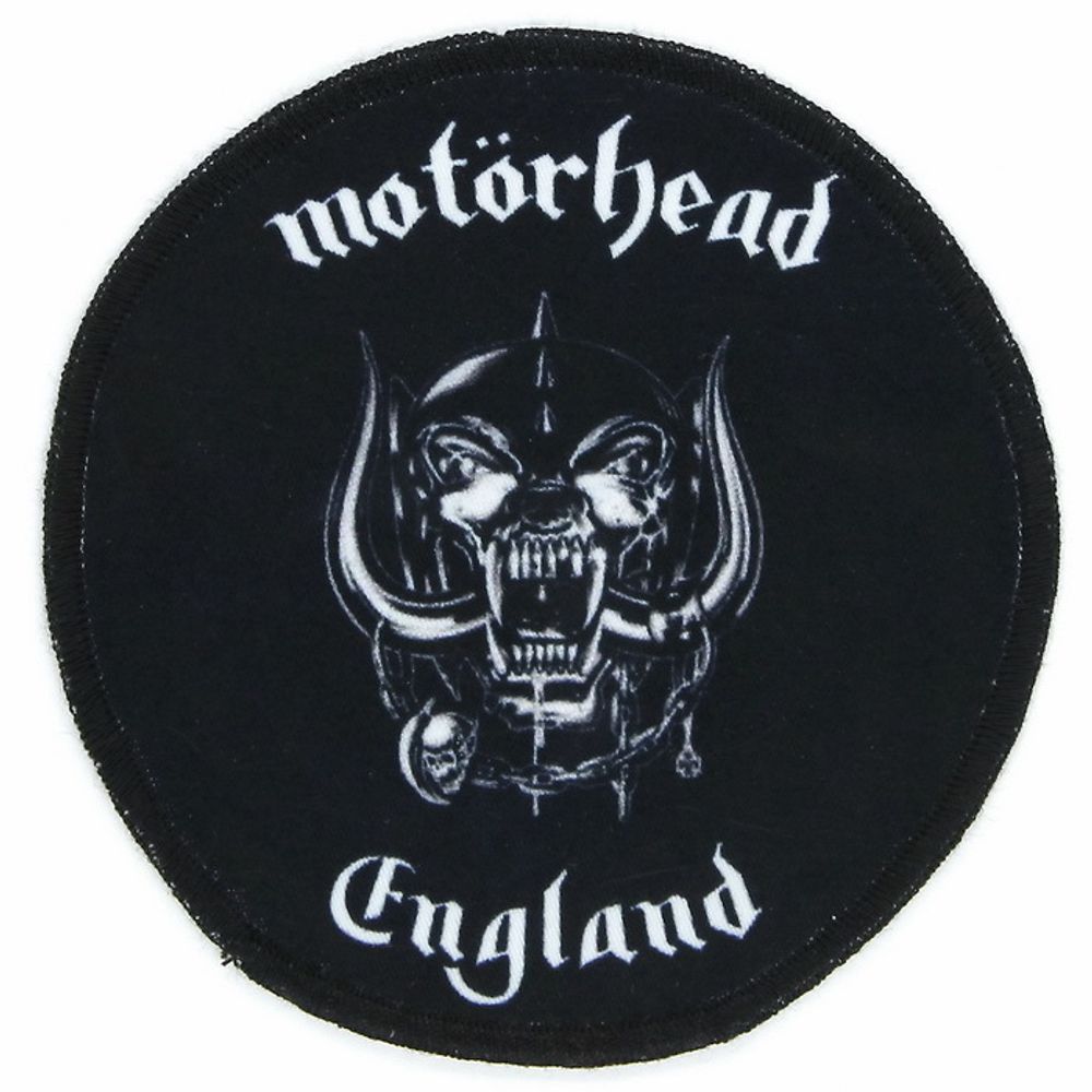 Нашивка Motorhead England круглая (894)