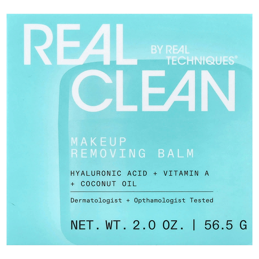 Real Techniques, Real Clean, бальзам для снятия макияжа, 56,5 г (2 унции)