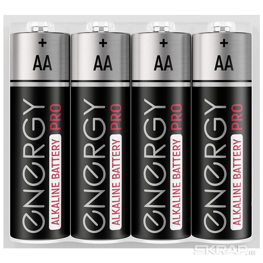 Батарейка алкалиновая Energy Pro LR6/4S (AA) (4шт в спайке) (104401)